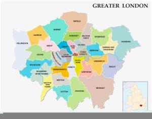 greater,london,administrative,and,political,map