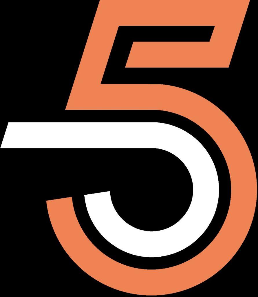 copy of 5p only no background orange & white